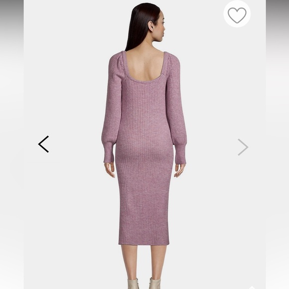 MINKPINK | Saeeda Square neck Knit Dress Sz M - Picture 2 of 6